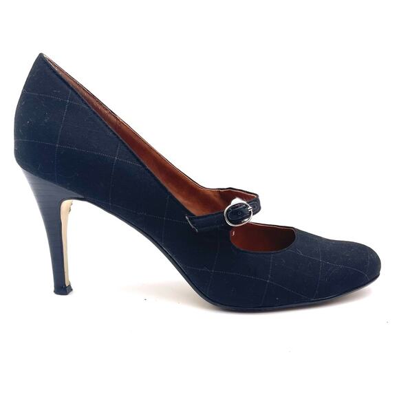 Ann Marino Shoes - ann marino by Bettye Muller Black Plaid Teacher Mary Jane Pump Shoes Size 9.5